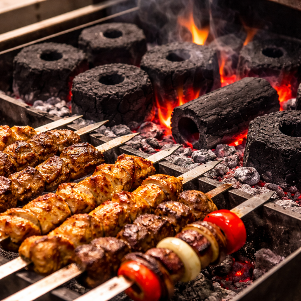 Restaurant grill service use